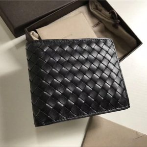 Bottega Veneta Bi-Fold Wallet Black